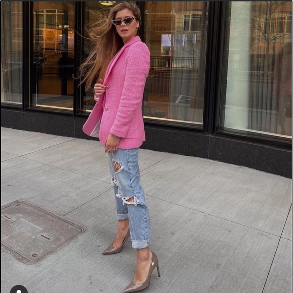 Zara texture tailored blazer. - Picture 6 of 6